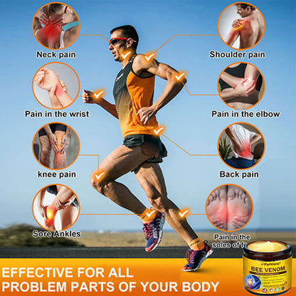 Official U.S Store ✨Purelora® Bee Venom Pain Relief Joint Repair Cream 🐝🐝(Fast Acting Pain Relief, Inflammation Reduction & Bone Support)