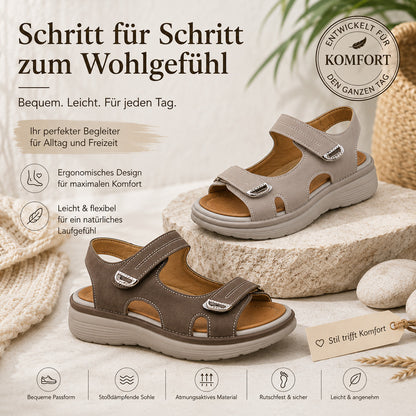 ✨ 𝐋𝐄𝐓𝐙𝐓𝐄𝐑 𝐓𝐀𝐆: 𝟖𝟎 % 𝐑𝐀𝐁𝐀𝐓𝐓🏆 Orthopädische Komfort-Sandalen für Damen – Leicht & Rutschfest