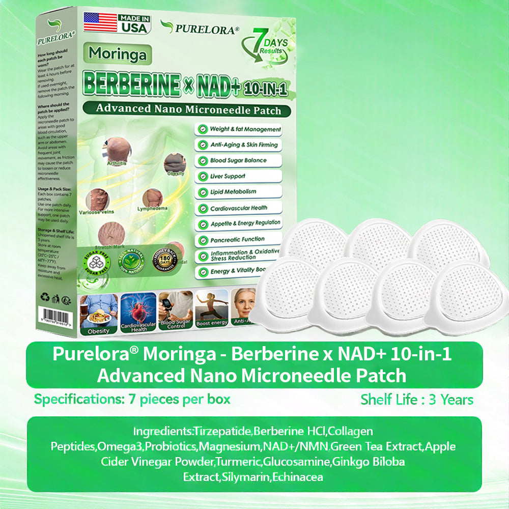 [FDA-Registered & GMP Certified]👩‍⚕️| 𝑷𝒖𝒓𝒆𝒍𝒐𝒓𝒂® 𝙈𝒐𝒓𝒊𝒏𝒈𝗮 · 𝗕𝗲𝗿𝗯𝐞𝐫𝐢𝐧𝙚 × 𝙉𝑨𝑫+ 𝟏𝟎-𝙞𝙣-1 𝘼𝒅𝒗𝒂𝒏𝒄𝒆𝐝 𝐍𝐚𝐧𝙤 𝙈𝙞𝙘𝙧𝙤𝙣𝒆𝒆𝒅𝒍𝐞 𝐏𝐚𝐭𝙘𝙝 🇺🇸|𝘉𝘢𝘤𝘬𝘦𝘥 𝘣𝘺 𝘴𝘤𝘪𝘦𝘯𝘤𝘦 | 10-𝗂𝗇-𝟣 𝖿𝗈𝗋𝗆𝗎𝗅𝖺 | 𝑅𝑒𝑠𝑢𝑙𝑡𝑠 𝑖𝑛 7 𝑑𝑎𝑦𝑠 ⏳