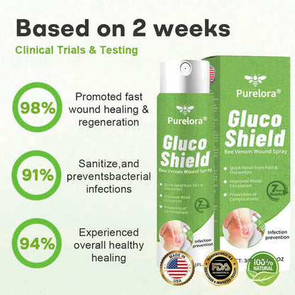 Purelora® GlucoShield Bee Venom Wound Spray 🎉Special limited-time discount