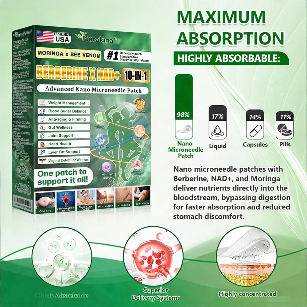🔥𝐎𝐟𝐟𝐢𝐜𝐢𝐚𝐥 𝐔𝐒 𝐒𝐭𝐨𝐫𝐞 🇺🇸  | 🧑‍⚕️🩺🎈 Curalona® Moringa · Berberine × NAD+ 𝟏𝟎-𝐢𝐧-𝟏 𝐀𝐝𝐯𝐚𝐧𝐜𝐞𝐝 𝐍𝐚𝐧𝐨 𝐌𝐢𝐜𝐫𝐨𝐧𝐞𝐞𝐝𝐥𝐞 𝐏𝐚𝐭𝐜𝐡 — 𝐎𝐧𝐜𝐞 𝐃𝐚𝐢𝐥𝐲, 𝐕𝐢𝐬𝐢𝐛𝐥𝐞 𝐑𝐞𝐬𝐮𝐥𝐭𝐬 𝐢𝐧 𝟕 𝐃𝐚𝐲𝐬