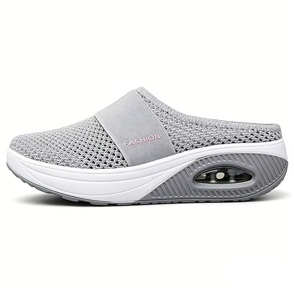 Free shipping-BQODQO® Diabetic Air-Cushion Slip-On Walking Shoes, Orthopedic Diabetic Slippers, with Arch-Support for Women