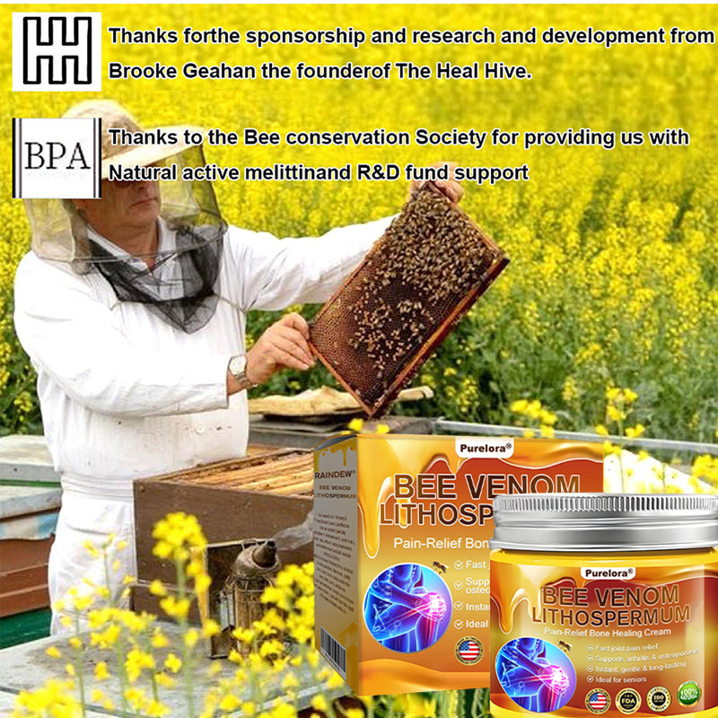 🐝Purelora® Bee Venom & Lithospermum Comfort Cream When Walking, Standing or Sleeping Hurts — Daily Pain Relief & Bone Comfort for Older Adults