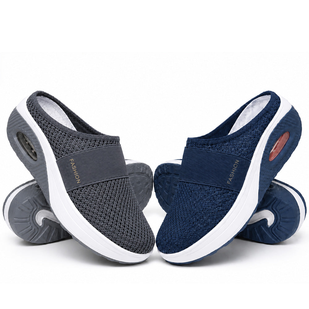 NEW Diabetic Air-Cushion Slip-On Walking Shoes, Orthopedic Diabetic Slippers, with Arch-Support for Women