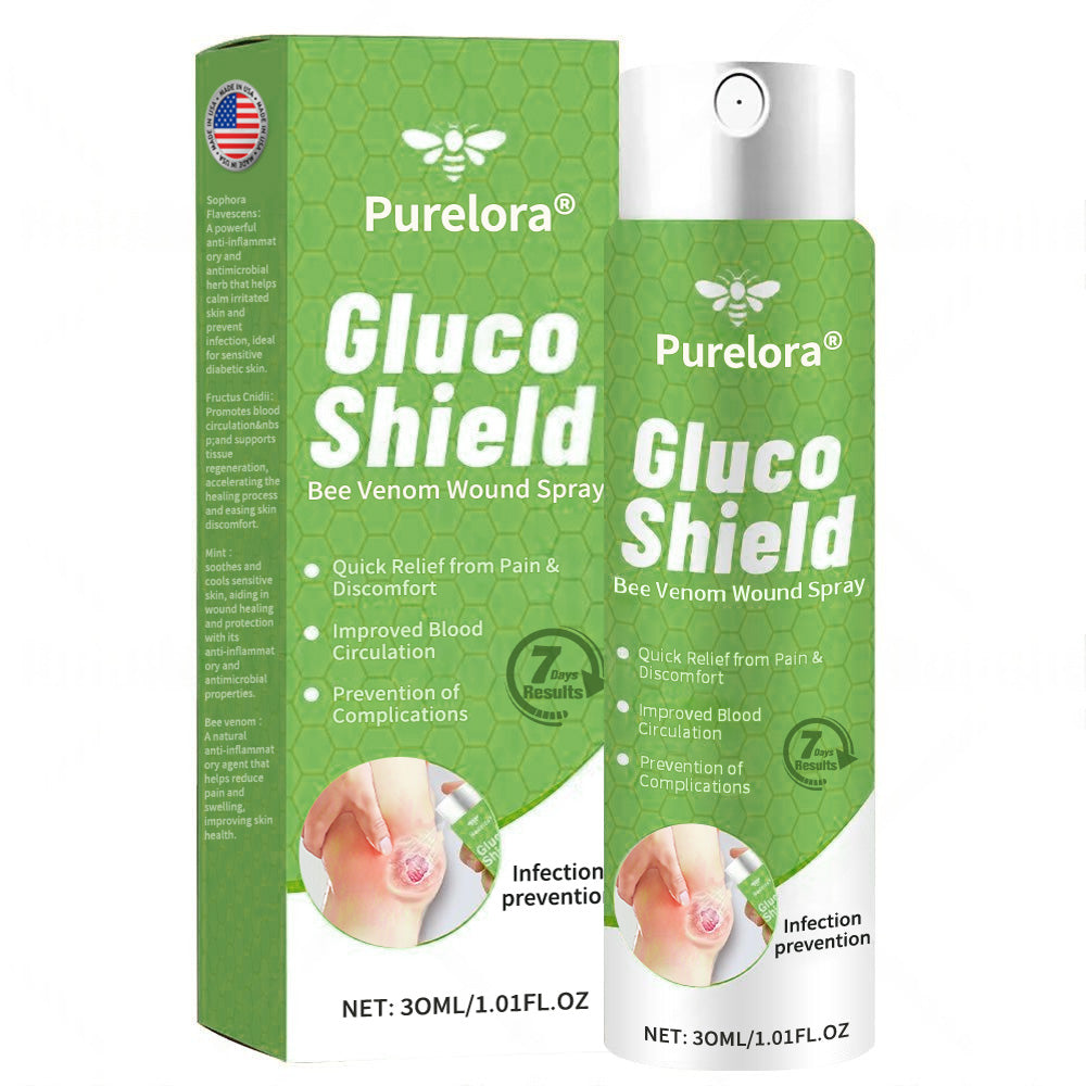 Purelora® GlucoShield Bee Venom Wound Spray 🎉Special limited-time discount
