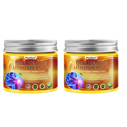 🐝Purelora® Bee Venom & Lithospermum Comfort Cream When Walking, Standing or Sleeping Hurts — Daily Pain Relief & Bone Comfort for Older Adults
