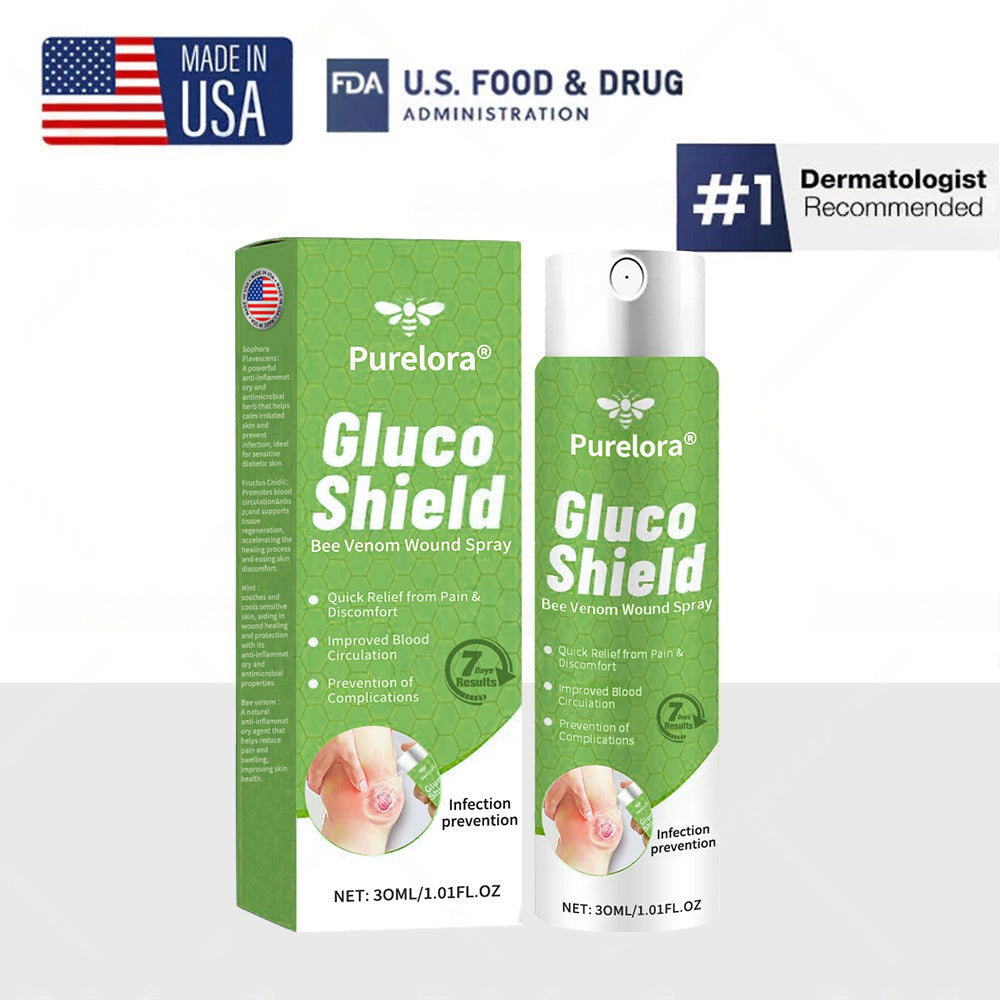 Purelora® GlucoShield Bee Venom Wound Spray 🎉Special limited-time discount