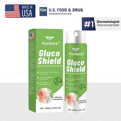 Purelora® GlucoShield Bee Venom Wound Spray 🎉Special limited-time discount
