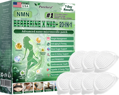 Online Pharmacy | 𝐏𝐮𝐫𝐞𝐥𝐨𝐫𝐚® 𝐍𝐌𝐍 𝐁𝐄𝐑𝐁𝐄𝐑𝐈𝐍𝐄 𝐱 𝐍𝐀𝐃 𝟐𝟎-𝐢𝐧-𝟏 𝐀𝐝𝐯𝐚𝐧𝐜𝐞𝐝 𝐍𝐚𝐧𝐨 𝐌𝐢𝐜𝐫𝐨𝐧𝐞𝐞𝐝𝐥𝐞 𝐏𝐚𝐭𝐜𝐡  (Just once daily, visible changes in 7 days) ✅ Supports weight management, loose skin, diabetes care, sleep apnea, joint comfort, and more