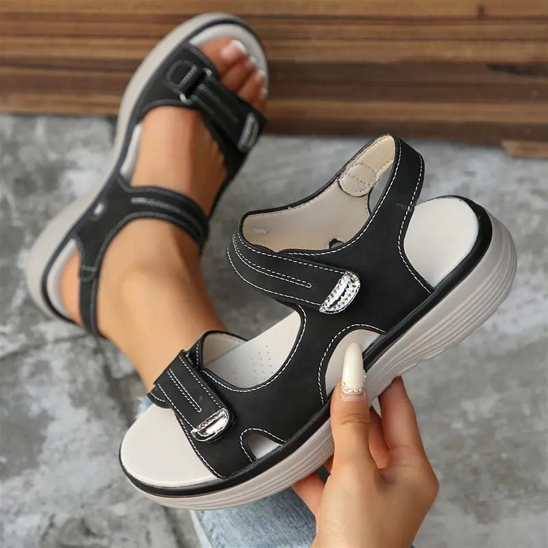 ✨ 𝐋𝐄𝐓𝐙𝐓𝐄𝐑 𝐓𝐀𝐆: 𝟖𝟎 % 𝐑𝐀𝐁𝐀𝐓𝐓🏆 Orthopädische Komfort-Sandalen für Damen – Leicht & Rutschfest