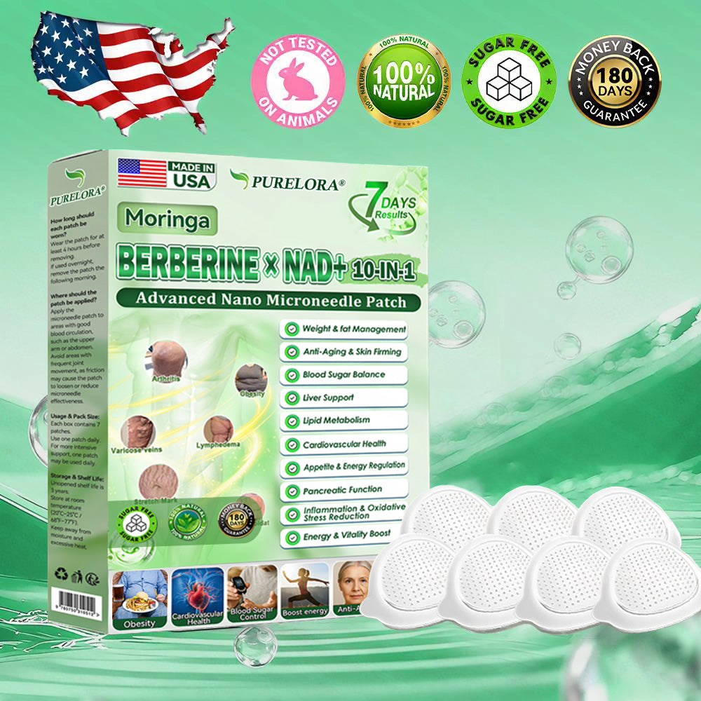 [FDA-Registered & GMP Certified]👩‍⚕️| 𝑷𝒖𝒓𝒆𝒍𝒐𝒓𝒂® 𝙈𝒐𝒓𝒊𝒏𝒈𝗮 · 𝗕𝗲𝗿𝗯𝐞𝐫𝐢𝐧𝙚 × 𝙉𝑨𝑫+ 𝟏𝟎-𝙞𝙣-1 𝘼𝒅𝒗𝒂𝒏𝒄𝒆𝐝 𝐍𝐚𝐧𝙤 𝙈𝙞𝙘𝙧𝙤𝙣𝒆𝒆𝒅𝒍𝐞 𝐏𝐚𝐭𝙘𝙝 🇺🇸|𝘉𝘢𝘤𝘬𝘦𝘥 𝘣𝘺 𝘴𝘤𝘪𝘦𝘯𝘤𝘦 | 10-𝗂𝗇-𝟣 𝖿𝗈𝗋𝗆𝗎𝗅𝖺 | 𝑅𝑒𝑠𝑢𝑙𝑡𝑠 𝑖𝑛 7 𝑑𝑎𝑦𝑠 ⏳