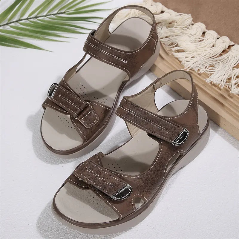 ✨ 𝐋𝐄𝐓𝐙𝐓𝐄𝐑 𝐓𝐀𝐆: 𝟖𝟎 % 𝐑𝐀𝐁𝐀𝐓𝐓🏆 Orthopädische Komfort-Sandalen für Damen – Leicht & Rutschfest